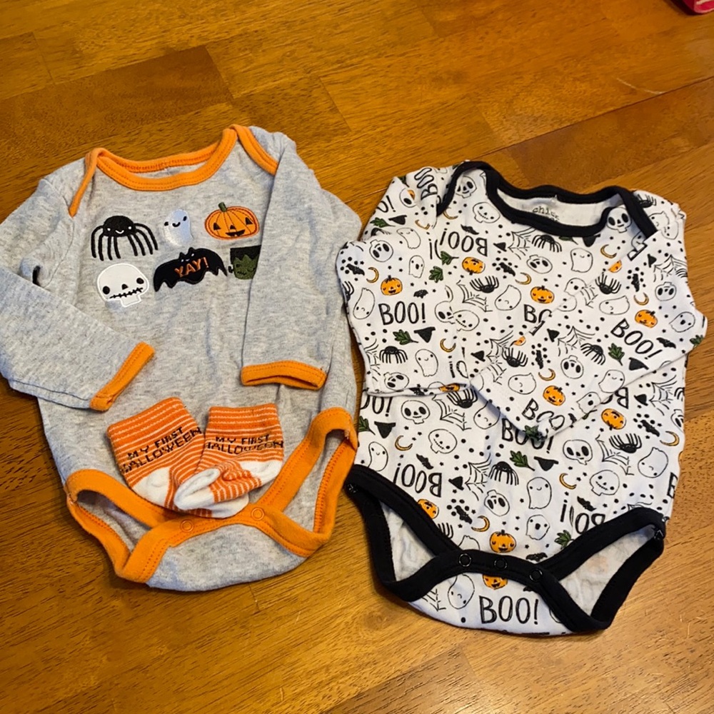 Halloween onesies with socks